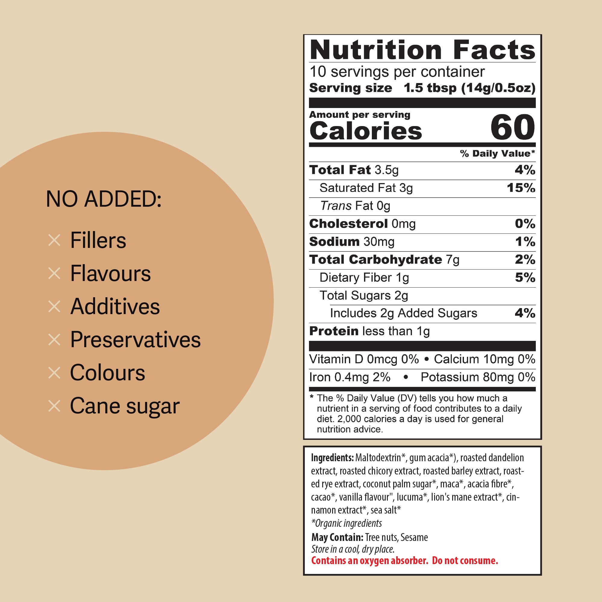 Mind Fuel Caffeine-Free Mushroom Coffee Alternative
