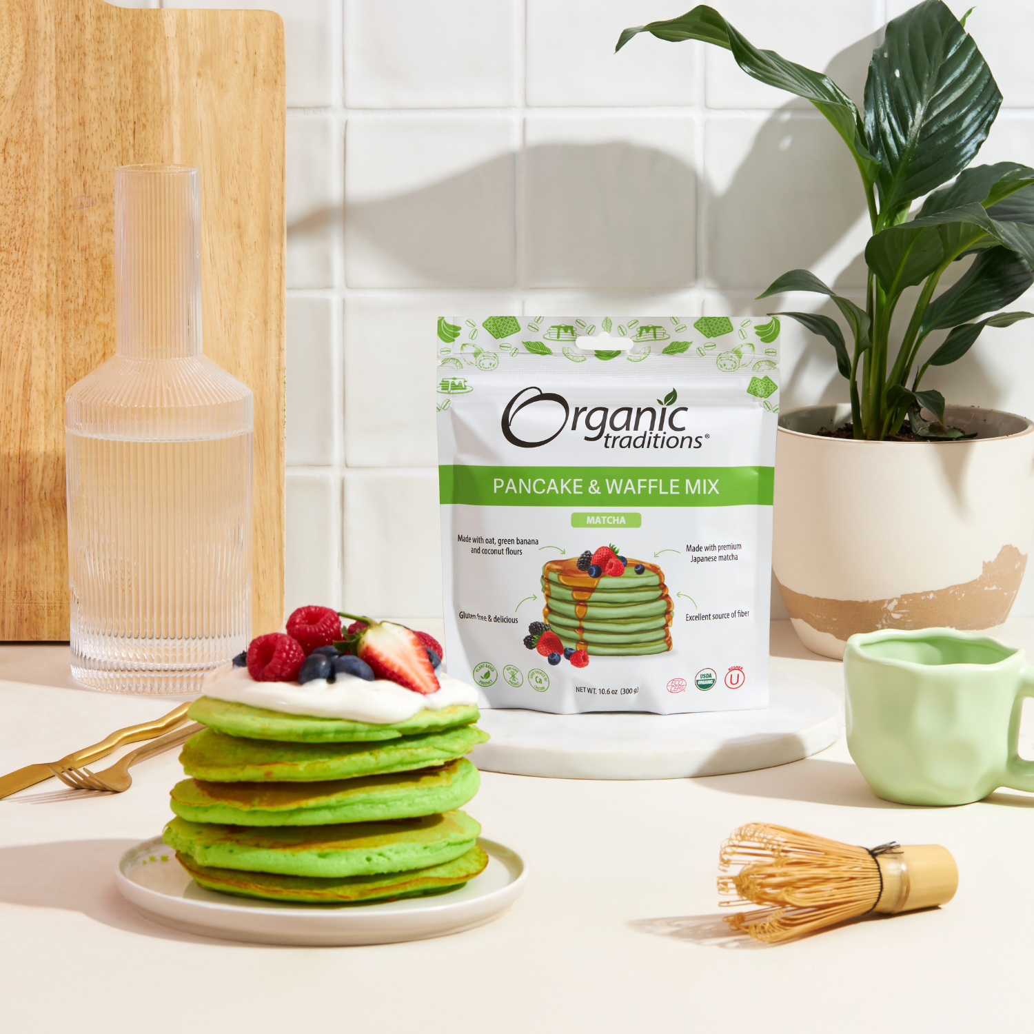 Matcha Pancake & Waffle Mix