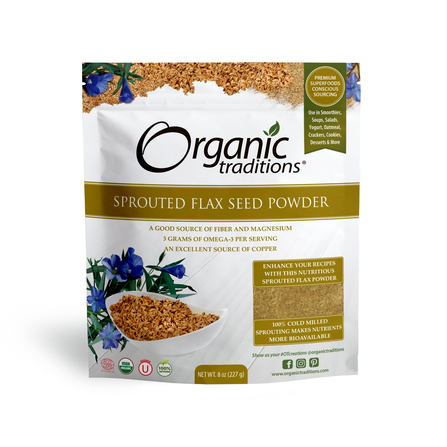 Sprouted Flax Seed Powder